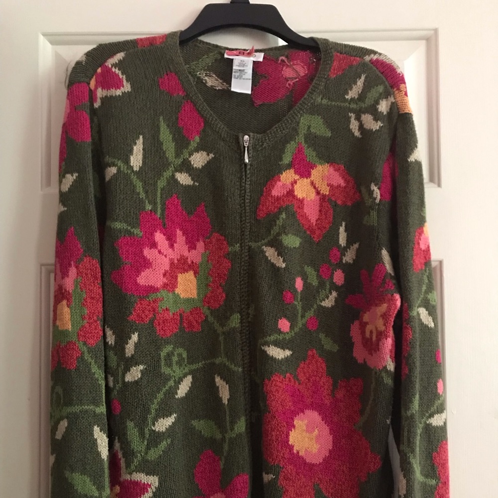 Talbot Sweater with front zipper